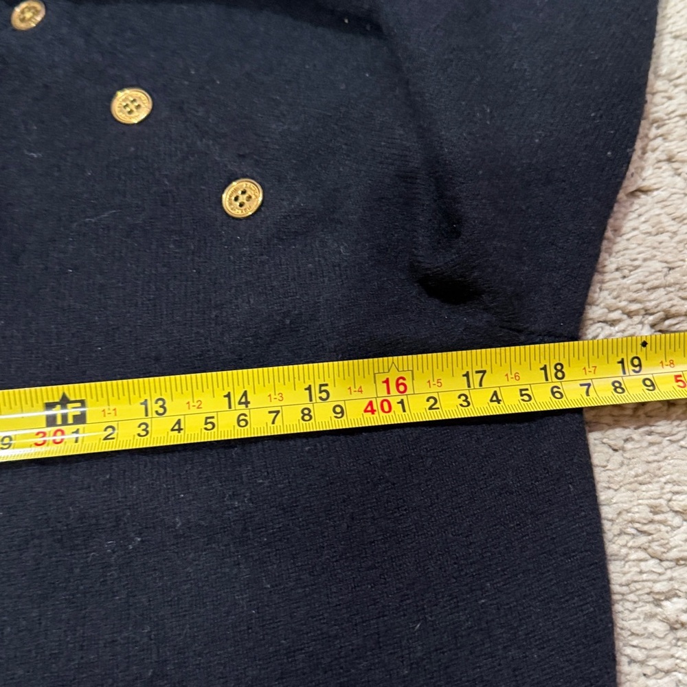 Ralph Lauren size M 100 percent cashmere black sweater EUC - Picture 4 of 4